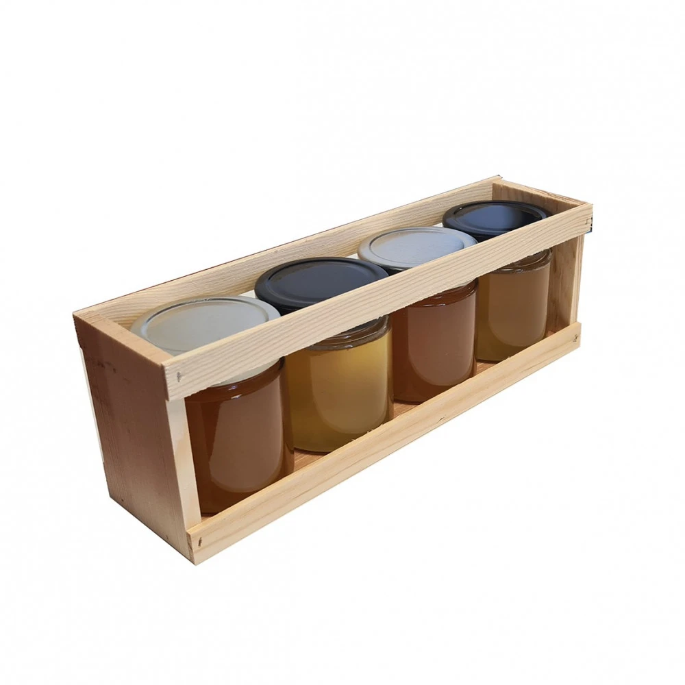 Coffret Bois 4 Pots 250 Gr To63 Ou Dwo66 2 Coffret Bois 4 Pots 250 Gr To63 Ou Dwo66 – Image 2