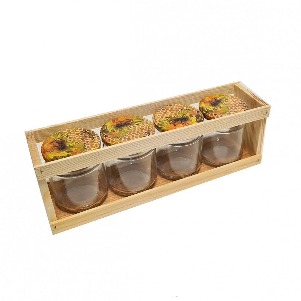 Coffret Bois 4 Pots 250 Gr To63 Ou Dwo66 1 Coffret Bois 4 Pots 250 Gr To63 Ou Dwo66