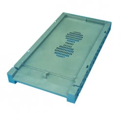 Plateau Plastique 2 Entrées 280Mm 6c Vert