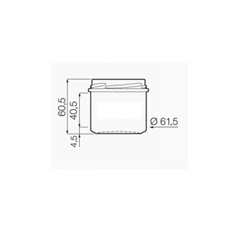 Pots Verre Standard 130Ml Bague Protégée (x24) 2 Pots Verre Standard 130Ml Bague Protégée (x24) – Image 2