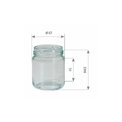 Pots Verre Standard 228Ml 250G (x24)