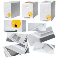 Ruchette Polystyrène Dadant 2x3C Avec Nourrisseur -Magasin De Matériel Apicole ruchette polystyrene dadant 2x3c avec nourrisseur 4